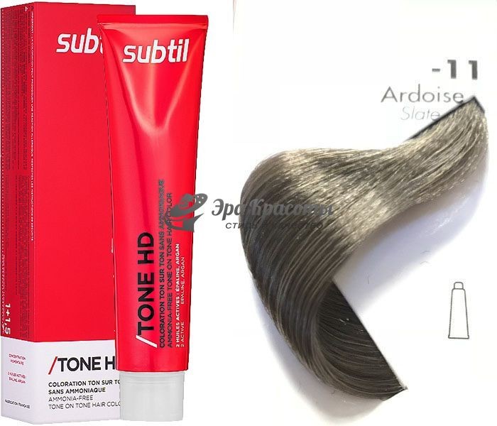Тонуюча крем-фарба для волосся 11 Ardoise металік Tone HD Ducastel Subtil, 60 мл