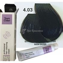 Крем-фарба 4.03 Tiarecolor Hair Coloring Cream, 60 мл