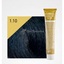 Крем-фарба для волосся 1.10 Чорно-синій Color lux Design look, 100 мл