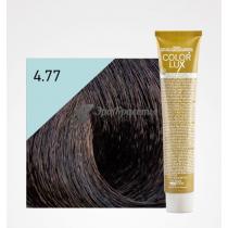 Крем-фарба для волосся 4.77 Темний шоколад Color lux Design look, 100 мл