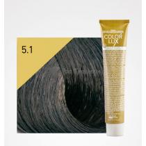 Крем-фарба для волосся 5.1 Світло-каштановий попелястий Color lux Design look, 100 мл