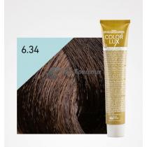 Крем-фарба для волосся 6.34 Темний блондин золотистий мідний Color lux Design look, 100 мл