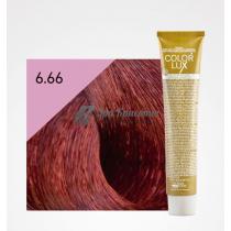 Крем-фарба для волосся 6.66 Темний блондин інтенсивний червоний Color lux Design look, 100 мл