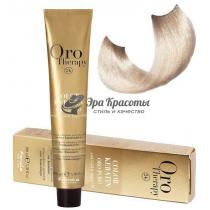 Безаміачна крем-фарба для волосся 11.0 Ультра блондин платиновий Oro Therapy Color Keratin Fanola, 100 мл