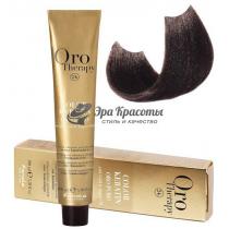 Безаміачна крем-фарба для волосся 5.00 Інтенсивний світло-коричневий Oro Therapy Color Keratin Fanola, 100 мл