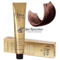 Безаміачна крем-фарба для волосся 5.3 Світло-коричневий золотистий Oro Therapy Color Keratin Fanola, 100 мл
