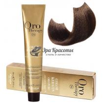 Безаміачна крем-фарба для волосся 7.00 Інтенсивний блондин Oro Therapy Color Keratin Fanola, 100 мл