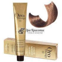 Безаміачна крем-фарба для волосся 7.14 Шоколад Oro Therapy Color Keratin Fanola, 100 мл
