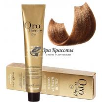 Безаміачна крем-фарба для волосся 7.3 Блондин золотистий Oro Therapy Color Keratin Fanola, 100 мл