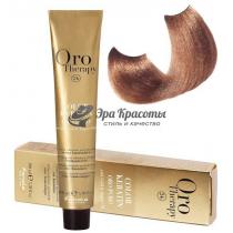 Безаміачна крем-фарба для волосся 8.14 Молочний шоколад Oro Therapy Color Keratin Fanola, 100 мл