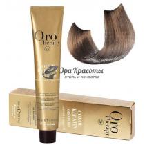 Безаміачна крем-фарба для волосся 9.21 Дуже світлий блондин фіолетовий попелястий Oro Therapy Color Keratin Fanola, 100 мл