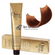 Безаміачна крем-фарба для волосся 8.4 Світлий блондин мідний Oro Therapy Color Keratin Fanola, 100 мл