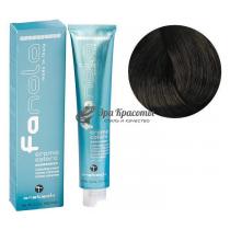 Крем-фарба для волосся 4.00 Інтенсивний коричневий Colouring Cream Fanola, 100 мл
