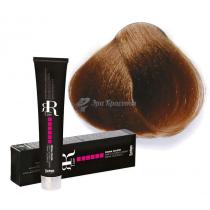 Крем-фарба для волосся 8/34 Золотисто-мідний світлий блондин Hair Colouring Cream RR Line, 100 мл