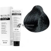 Стійка безаміачна фарба для волосся 1.0 Чорний Permanent Colouring Cream Be Color 12 Min Be Hair, 100 мл