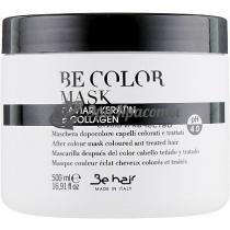 Маска для фарбованого волосся з ікрою і кератином Be Color Caviar, Keratin And Collagen Mask Be Hair, 500 мл