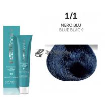 Стійка крем-фарба для волосся 1/1 Синяво-чорний Perlacolor Oyster, 100 мл
