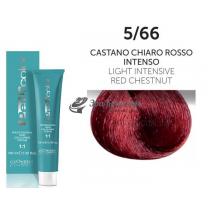 Стійка крем-фарба для волосся 5/66 Інтенсивно-червоний світло-каштановий Perlacolor Oyster, 100 мл