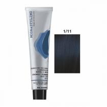 Крем-фарба для волосся 1/11 синяво-чорний Мoda&Styling Color Elgon, 125 мл