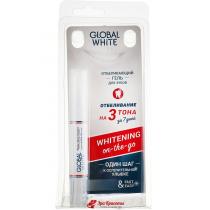 Гель отбеливающий для зубов Whitening on-the-go 6% Oral Care Global Whitre, 5 мл