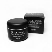 Крем для обличчя відновлюючий з муцином чорної равлики Eyenlip Black Snail All In One Cream, 100 мл