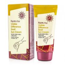 Крем сонцезахисний з муцином равлики FarmStay Visible Difference Snail Sun Cream SPF 50+, 70 мл