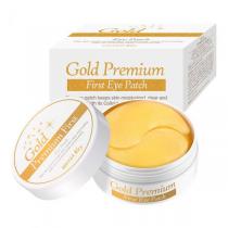 Патчі для шкіри навколо очей з золотом Secret Key Gold Premium First Eye Patch, 60 шт