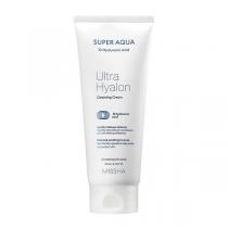 Крем для обличчя очищающий з гіалуроновою кислотою Missha Super Aqua Ultra Hyalron Cleansing Cream, 200 мл