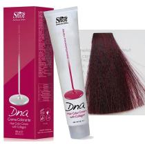 Фарба для волосся з кологеном та кератином 5.56 Світлий каштановий червоний махагон DNA Shot, 100 мл