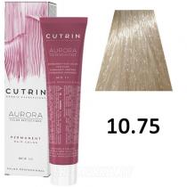 Стійка фарба для волосся 10.75 Шампань Блондин Permanent Hair Color Aurora Cutrin, 60 мл
