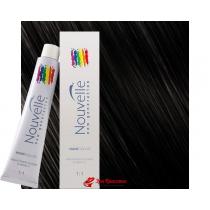 Крем-фарба для волосся 1 Чорний Nouvelle Hair Color, 100 мл