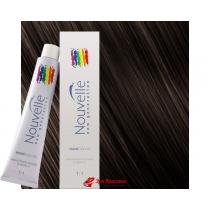 Крем-фарба для волосся 3 Темно-коричневий Nouvelle Hair Color, 100 мл