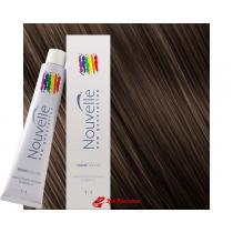 Крем-фарба для волосся 4 Середньо-коричневий Nouvelle Hair Color, 100 мл