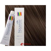 Крем-фарба для волосся 5 Світло-коричневий Nouvelle Hair Color, 100 мл