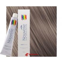 Крем-фарба для волосся 7.1 Середньо-попелястий русявий Nouvelle Hair Color, 100 мл