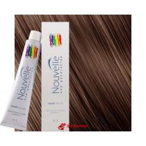 Крем-фарба для волосся 6.3 Темно-золотистий русявий Nouvelle Hair Color, 100 мл