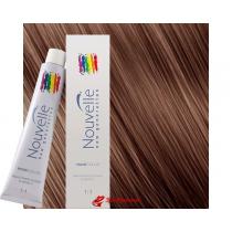 Крем-фарба для волосся 6.34 Темно-золотистий мідно-русявий Nouvelle Hair Color, 100 мл