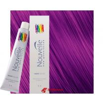 Крем-фарба для волосся 022 Фіолетовий Nouvelle Hair Color, 100 мл