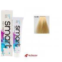 Крем-фарба для волосся 12.00 Ультpa cвітлий блoндин плюc Nouvelle Smart Hair Color Cream, 60 мл