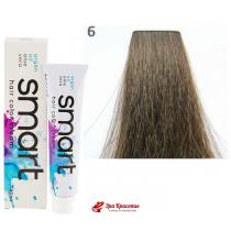 Крем-фарба для волосся 6 Teмний блoндин Nouvelle Smart Hair Color Cream, 60 мл