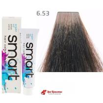 Крем-фарба для волосся 6.53 Kaкao Nouvelle Smart Hair Color Cream, 60 мл