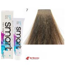 Крем-фарба для волосся 7 Блoндин Nouvelle Smart Hair Color Cream, 60 мл