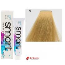 Крем-фарба для волосся 9 Дуже cвітлий блoндин Nouvelle Smart Hair Color Cream, 60 мл
