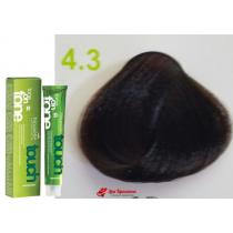 Безаміачна крем-фарба для волосся 4.3 Кавовий Nouvelle Touch, 60 мл