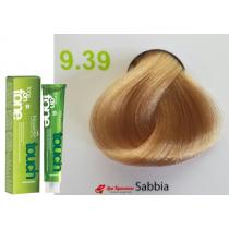 Безаміачна крем-фарба для волосся 9.39 Дуже світлий золотисто-пісочний блондин Nouvelle Touch, 60 мл