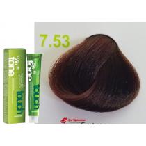 Безаміачна крем-фарба для волосся 7.53 Каштановий Nouvelle Touch, 60 мл