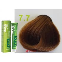 Безаміачна крем-фарба для волосся 7.7 Натуральний коричневий Nouvelle Touch, 60 мл