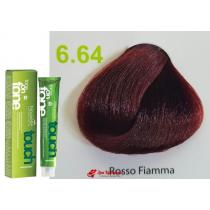Безаміачна крем-фарба для волосся 6.64 Палко-червоний Nouvelle Touch, 60 мл