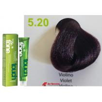 Безаміачна крем-фарба для волосся 5.20 Світло-фіолетовий коричневий Nouvelle Touch, 60 мл