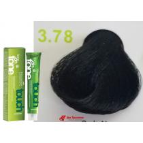 Безаміачна крем-фарба для волосся 3.78 Чорна перлина Nouvelle Touch, 60 мл